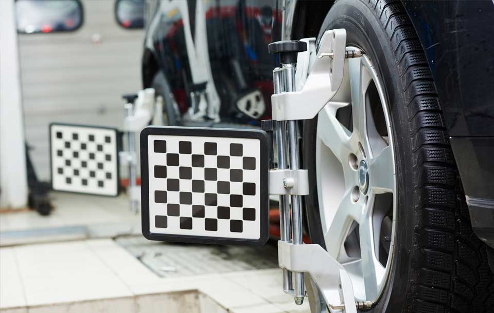 Quantum Motor Services wheel alignment